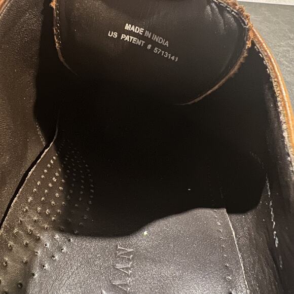 Cole Haan Shoes Mens Size 10.5 Wingtip Oxford Brogue Leather Dress Lace Up - Picture 10 of 11